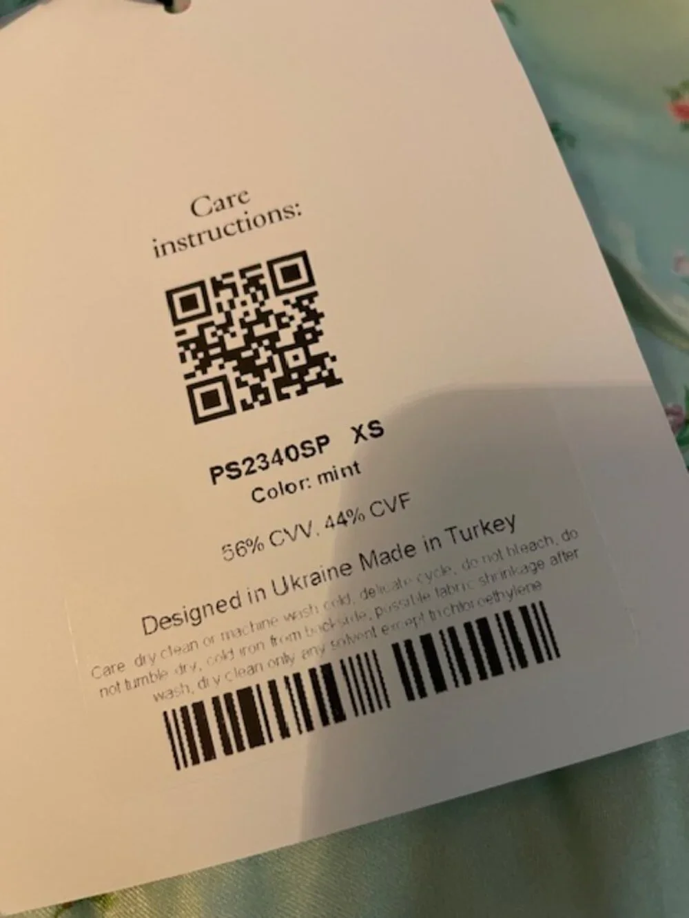 SLEEPER Satin Pajama Pants in Mint Green Floral Print Size XS Brand New NWT - Picture 6 of 7